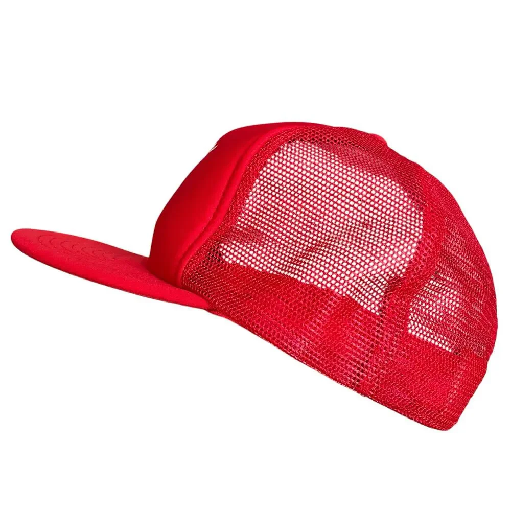 Vintage Jerry’s Sub Shop Red Foam Mesh Trucker Snapback Hat Maryland Base
